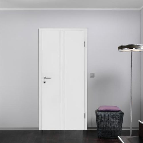Porte d'intérieur - RIFT - Lebo - en bois / battante / pleine