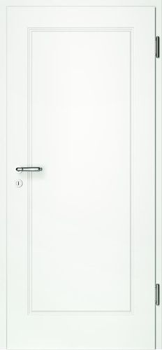 Porte d'intérieur - CHELLO - Lebo - en bois / battante / semi-vitrée