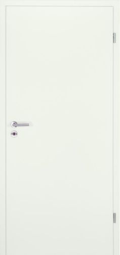 Porte d'intérieur - 9016  - Lebo - en placage de bois / en stratifié / battante