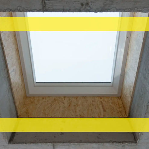 Encadrement de fenêtre en mousse de polyuréthane - VELUX AUFSETZKRANZ - Linzmeier Bauelemente GmbH  - préfabriqué / isolant thermique