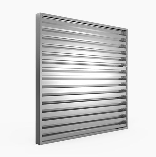 Grille de ventilation en aluminium - 511GE - MLL-HAMBURG® - rectangulaire / carrée / d'extérieur