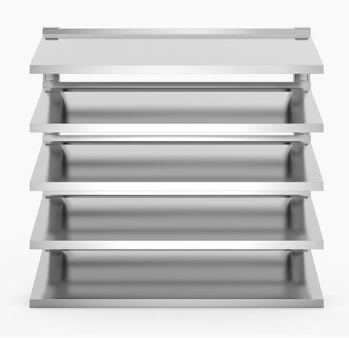 Grille de ventilation en aluminium - 754HEIFMK - MLL-HAMBURG® - rectangulaire / carrée / d'extérieur