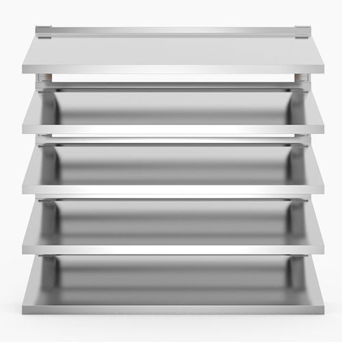 Grille de ventilation en aluminium - 754HEIOG - MLL-HAMBURG® - rectangulaire / carrée / d'extérieur