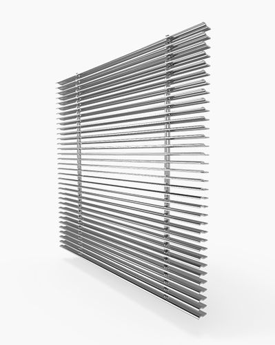 Grille de ventilation en aluminium - 513BI - MLL-HAMBURG® - rectangulaire / linéaire / de recouvrement