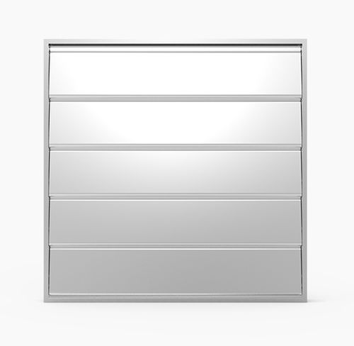 Clapet de ventilation en aluminium - 551C - MLL-HAMBURG® - pour bâtiment / pour décharge de pression