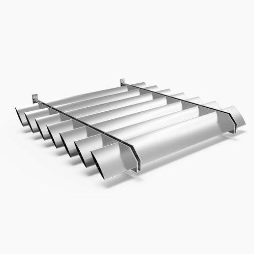Brise-soleil en aluminium - SONAL D : HS-H-200-KA - MLL-HAMBURG® - pour façade / pour toiture / pour fenêtre