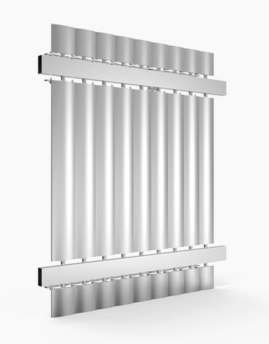 Brise-soleil en aluminium - SONAL D : VB-V-150-ND-00 - MLL-HAMBURG® - pour façade / pour toiture / pour fenêtre