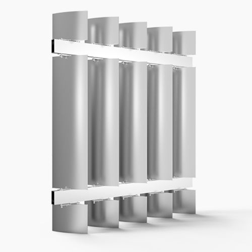 Brise-soleil en aluminium - SONAL D : VS-V-300-SD - MLL-HAMBURG® - pour façade / pour fenêtre / vertical