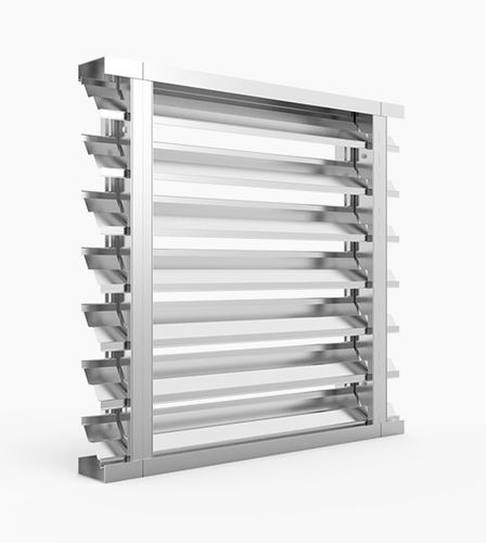 Brise-soleil en aluminium - SONAL H10 : VS-H-H10Z-RP120 - MLL-HAMBURG® - pour façade / vertical / rigide