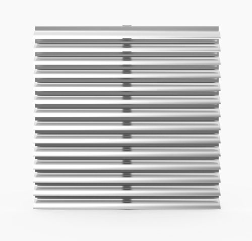 Brise-soleil en aluminium - SLC : VS-H-040SLC - MLL-HAMBURG® - pour façade / vertical / rigide