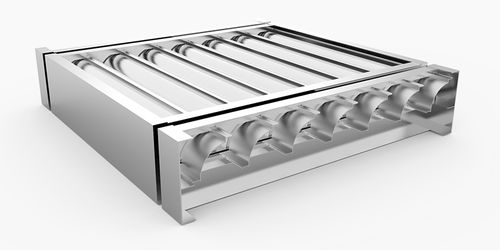 Brise-soleil en aluminium - HS-H-H10R-KA - MLL-HAMBURG® - pour façade / horizontal / rigide