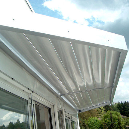 Brise-soleil en aluminium - SONAL D : HB-H-300-ND-00 - MLL-HAMBURG® - pour façade / pour toiture / pour fenêtre