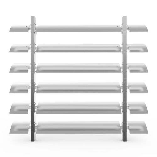 Brise-soleil en aluminium - VS-H-240-SH - MLL-HAMBURG® - pour façade / vertical / rigide