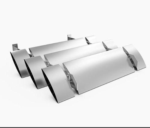 Brise-soleil en aluminium - HS-H-400-SH - MLL-HAMBURG® - pour façade / pour toiture / horizontal