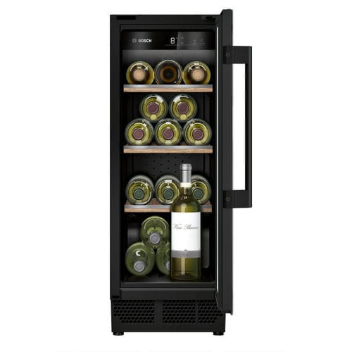 Cave à vin de service - KUW20VHF0G - BOSCH - encastrable / en acier inoxydable / vitrée