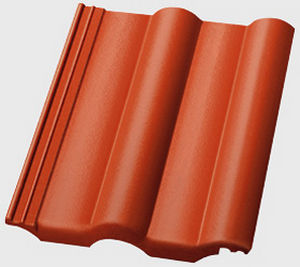 Tuile à emboitement - FINKENBERG : LONGLIFE - Dachziegelwerke Nelskamp - en béton / colorée