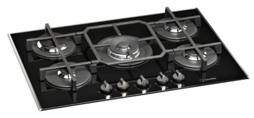 Table de cuisson vitrocéramique - TV 751 (BK) GH  - Scholtès - à gaz / 5 foyers / encastrable