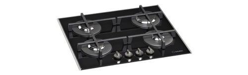 Table de cuisson vitrocéramique - TV 640 (BK) GH  - Scholtès - à gaz / 4 foyers / encastrable