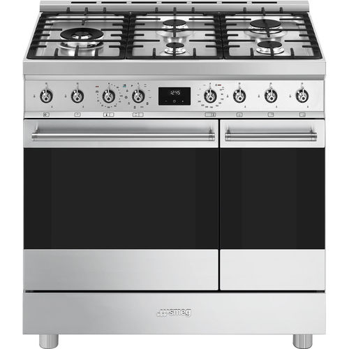 Cuisinière à gaz - C92GPX2 - SMEG - électrique / 6 foyers / 2 fours