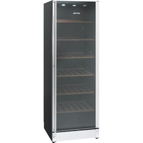 Cave à vin de service - SCV115G - SMEG - multi-température / pose libre / en bois