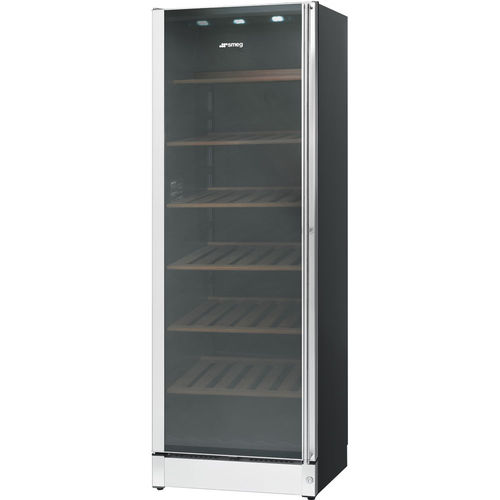 Cave à vin de service - SCV115GS - SMEG - multi-température / pose libre / en bois