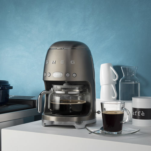 Machine à café à filtre - DCF02BLEU - SMEG - manuelle / automatique / rouge