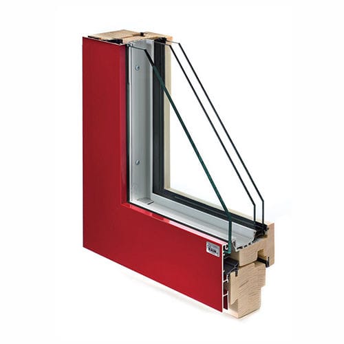 Fenêtre en bois - TRI-STAR K - Rauh SR Fensterbau - en aluminium / à guillotine / à triple vitrage