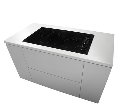 Table de cuisson vitrocéramique - FFEC3624PB - Frigidaire - 5 foyers / encastrable / avec commandes tactiles