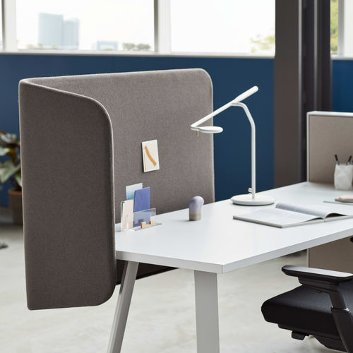 Séparateur de bureau sur bureau - UNIVERSAL - Allsteel - en tissu / modulable / insonorisé