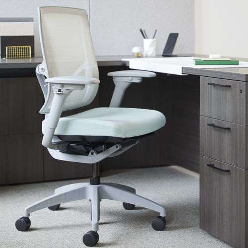 Fauteuil de bureau contemporain - RELATE - Allsteel - en tissu / en cuir / en métal