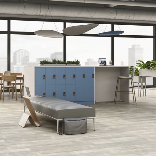 Casier vestiaire en bois - ALIGN - Allsteel - pour établissement public / pour bureau / sécurisé