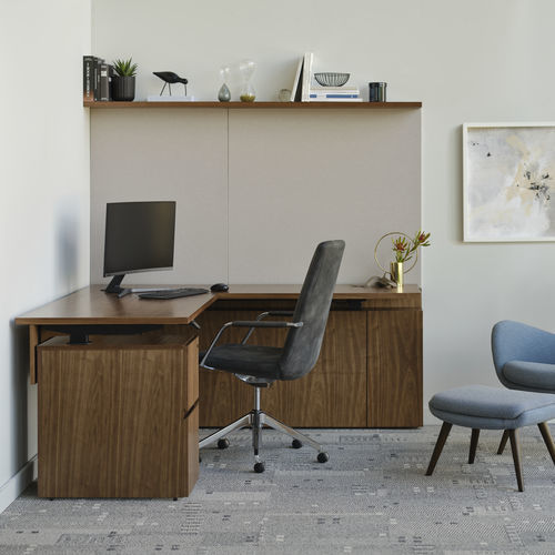 Ensemble bureau et rangement professionnel - SILEA  - Allsteel