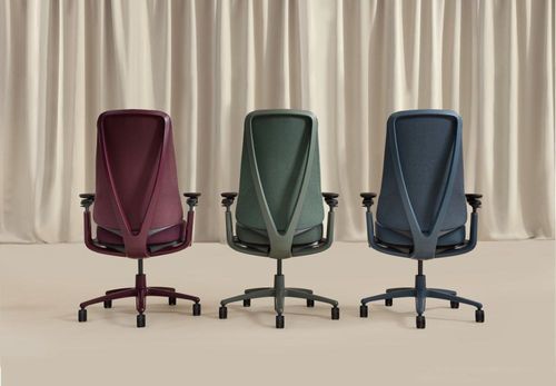 Fauteuil de bureau contemporain - LEVRA - Allsteel - en tissu / en plastique / tapissé