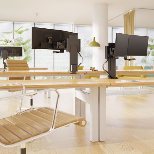 Support pour écran de bureau - TRACE™ - ERGOTRON - double