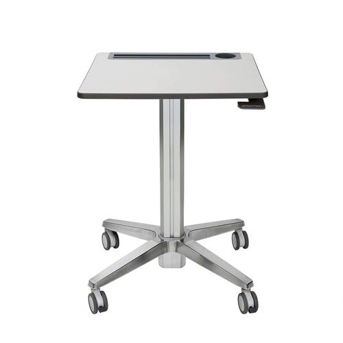 Bureau assis-debout - 24-547-003 - ERGOTRON - sur roulettes / contemporain / en MDF stratifié