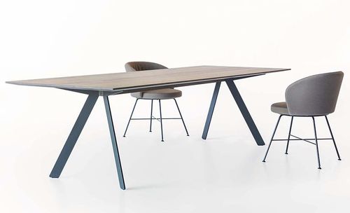 Table à manger contemporaine - BARRA - girsberger - en bois / rectangulaire / résidentielle