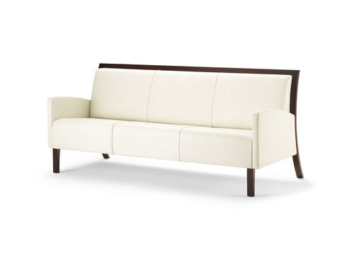 Canapé contemporain - GRACILE - Gunlocke - en tissu / en cuir / blanc