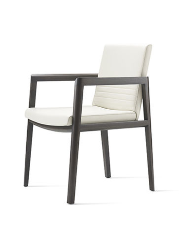 Chaise visiteur contemporaine - LILY - Gunlocke - d'intérieur / en tissu / en cuir