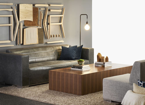 Canapé modulable - URBANA™ - Gunlocke - contemporain / en tissu / en cuir