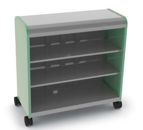 Étagère à roulettes - CASCADE MEGA-CABINET - smith system - contemporaine / en stratifié / professionnelle
