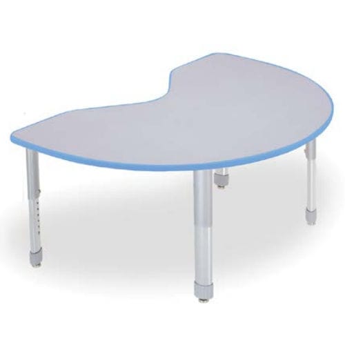 Table de travail contemporaine - INTERCHANGE KIDNEY - smith system - en stratifié / à hauteur réglable / pour école