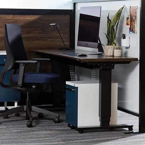 Bureau pour open space - TOGGLE - KI - sur roulettes / contemporain / en métal