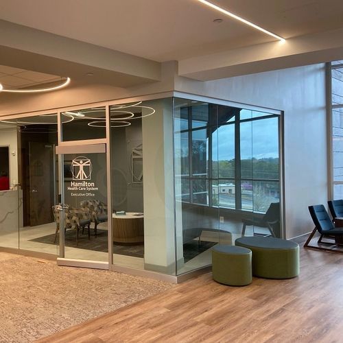 Cloison fixe - LIGHTLINE - KI - vitrée / en aluminium / professionnelle