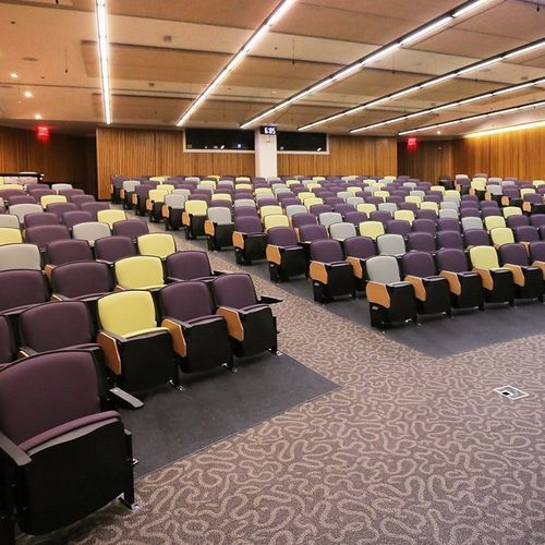 Fauteuil d'auditorium contemporain - LANCASTER® - KI - en tissu / en plastique / stratifié