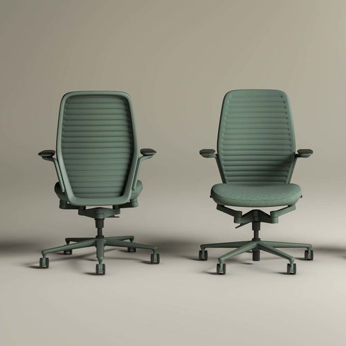 Chaise de bureau contemporaine - KIAURA - KI - d'intérieur / en aluminium / avec piètement en aluminium poli