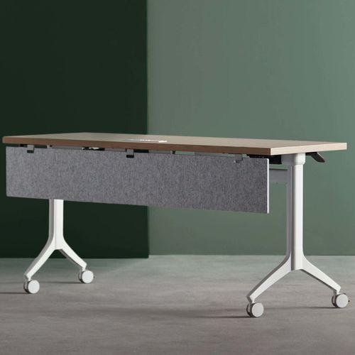 Table d'enseignement moderne - TRIBUTAIRE&trade; - KI - en stratifié / rectangulaire / à roulettes