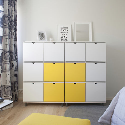 Armoire de classement basse - TENDO OPPI - ISKU - haute / en métal / à tiroirs
