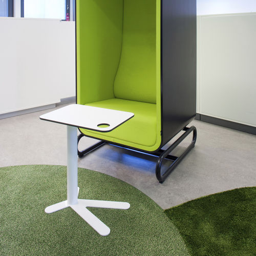 Table d'ordinateur contemporaine - SPACE CHICKEN - ISKU - monopied / professionnelle