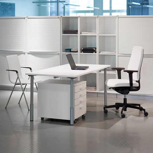 Bureau pour open space - MATRIX I - ISKU - contemporain / en MDF / en bouleau