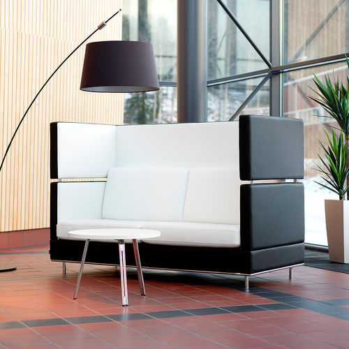 Canapé contemporain - INKOO PRO HIGH - ISKU - en tissu / en cuir / avec dossier haut